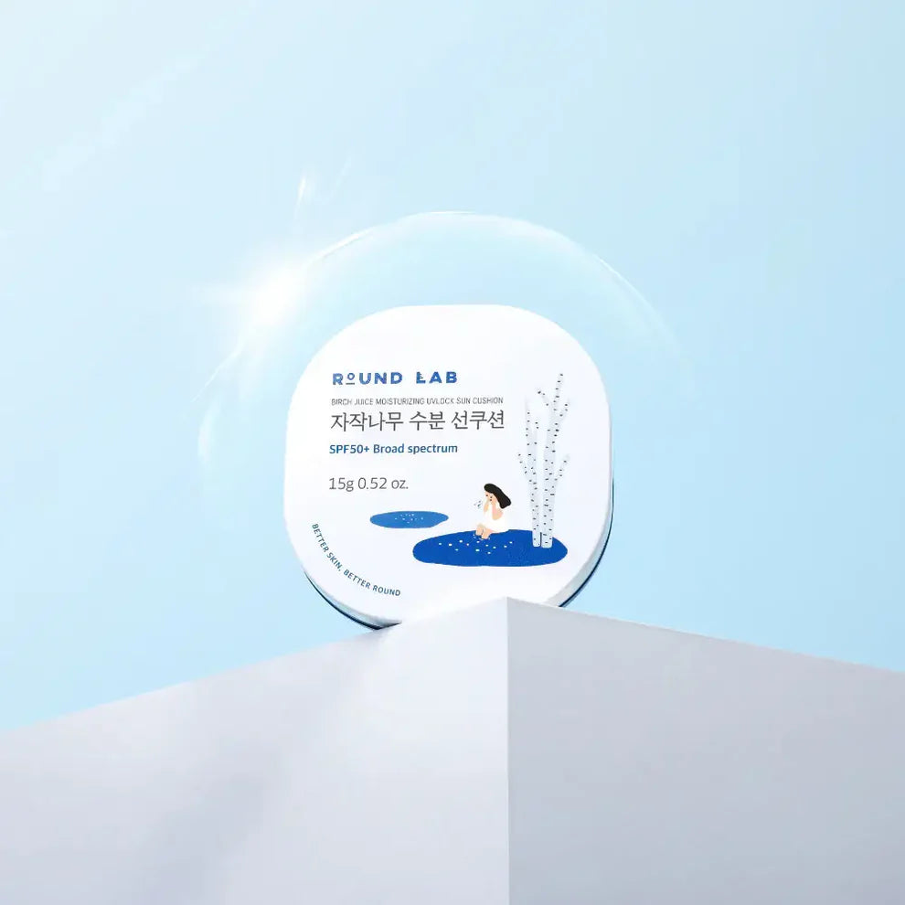 Round Lab Birch Juice Sun Cushion: Proteção e Hidratação Intensiva