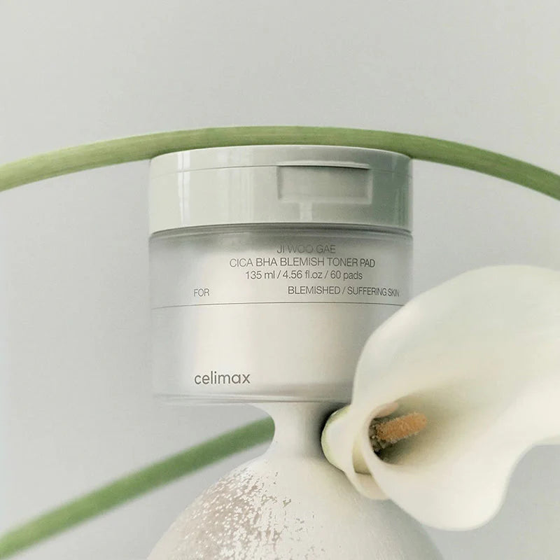 Celimax Ji Woo Gae Cica BHA Blemish Toner Pad — Poros e Acne — imagem 6