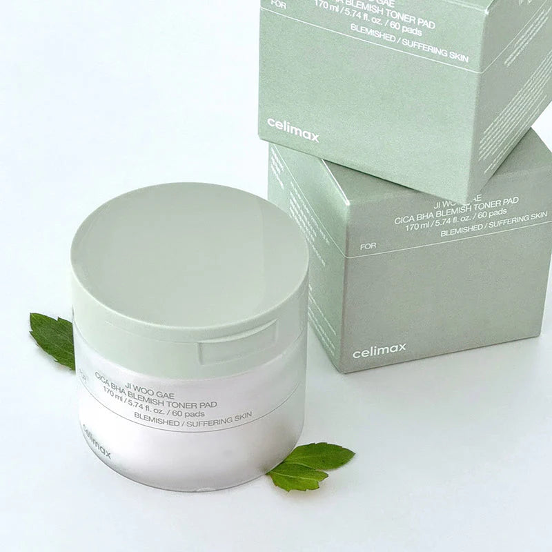 Celimax Ji Woo Gae Cica BHA Blemish Toner Pad — Poros e Acne — imagem 8