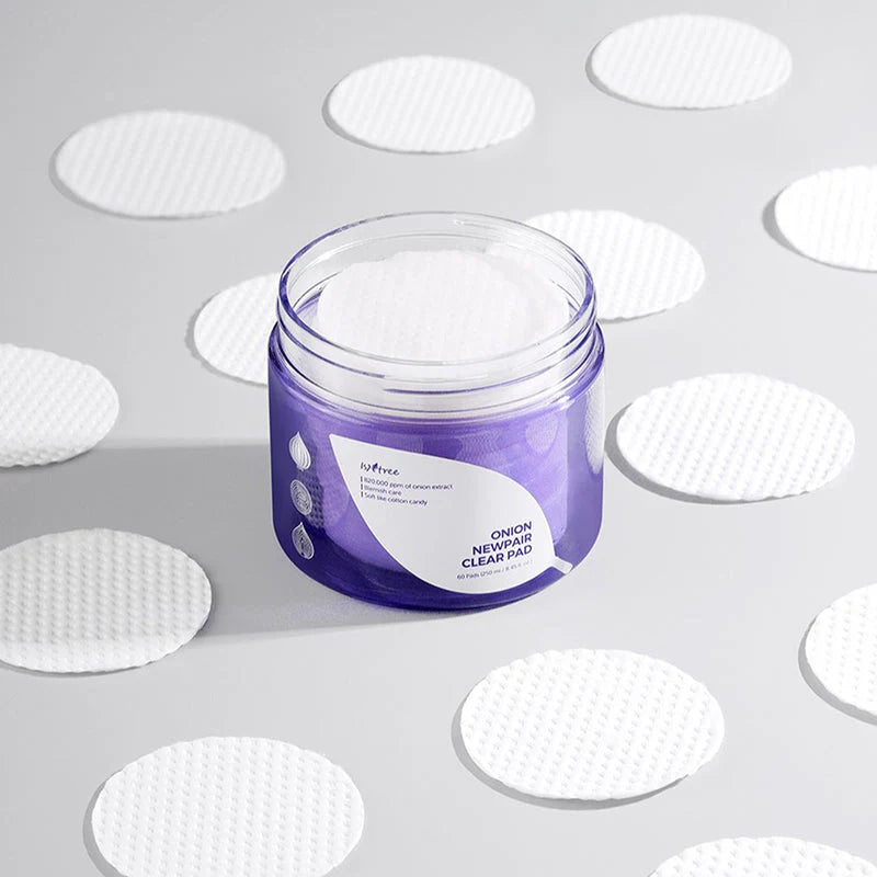 ISNTREE Onion Newpair Clear Pad — Tónico em Disco para Manchas e Poros — imagem 7