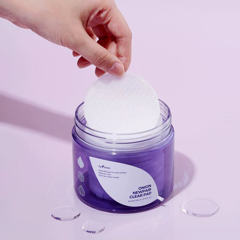 ISNTREE Onion Newpair Clear Pad — Tónico em Disco para Manchas e Poros — imagem 2