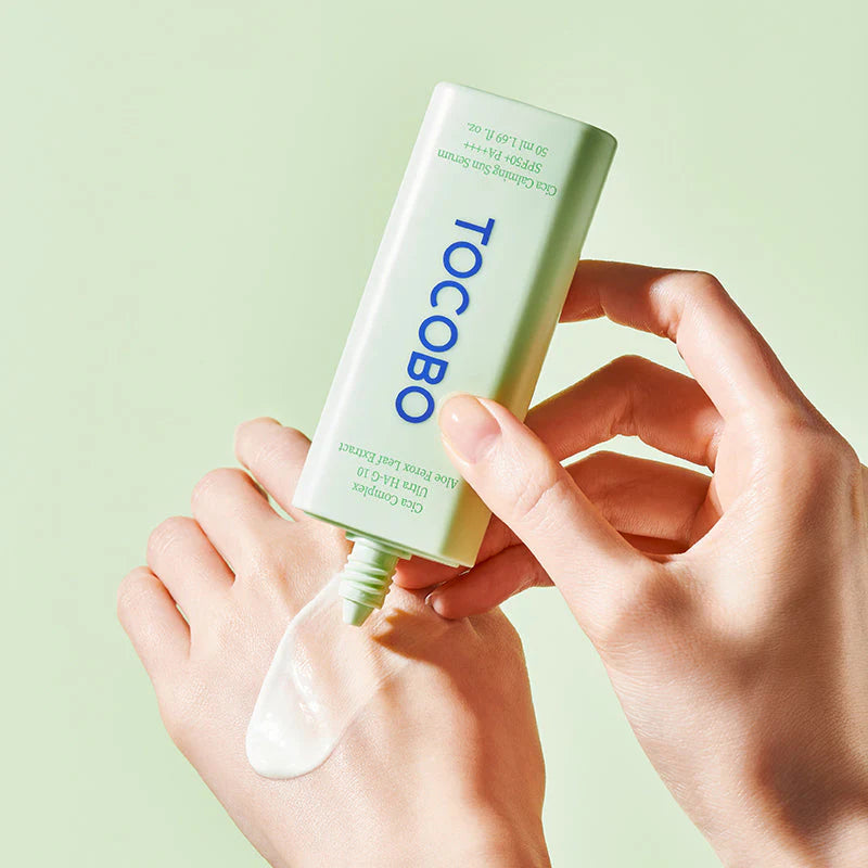TOCOBO - Protetor Solar Coreano Cica Sun Serum SPF50+: Hidrata e Acalma — imagem 4