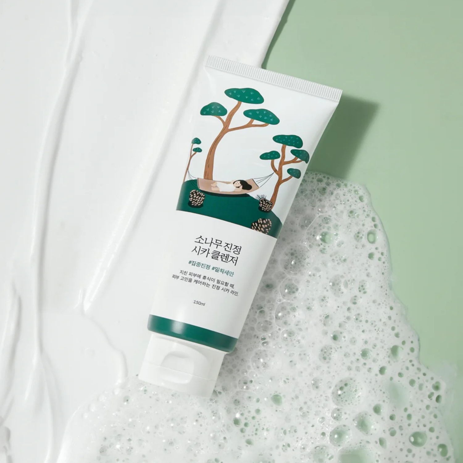 Round Lab - Pine Calming Cica Cleanser - Restaurar a Barreira — imagem 7