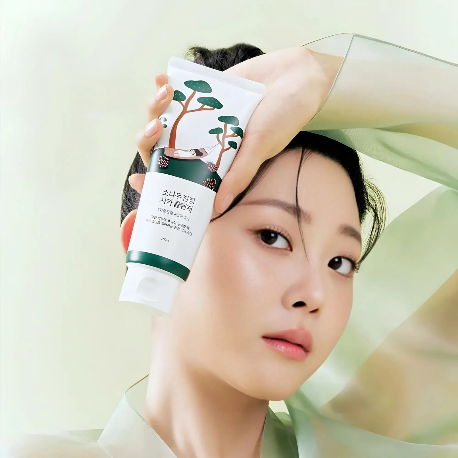 Round Lab - Pine Calming Cica Cleanser - Restaurar a Barreira — imagem 10