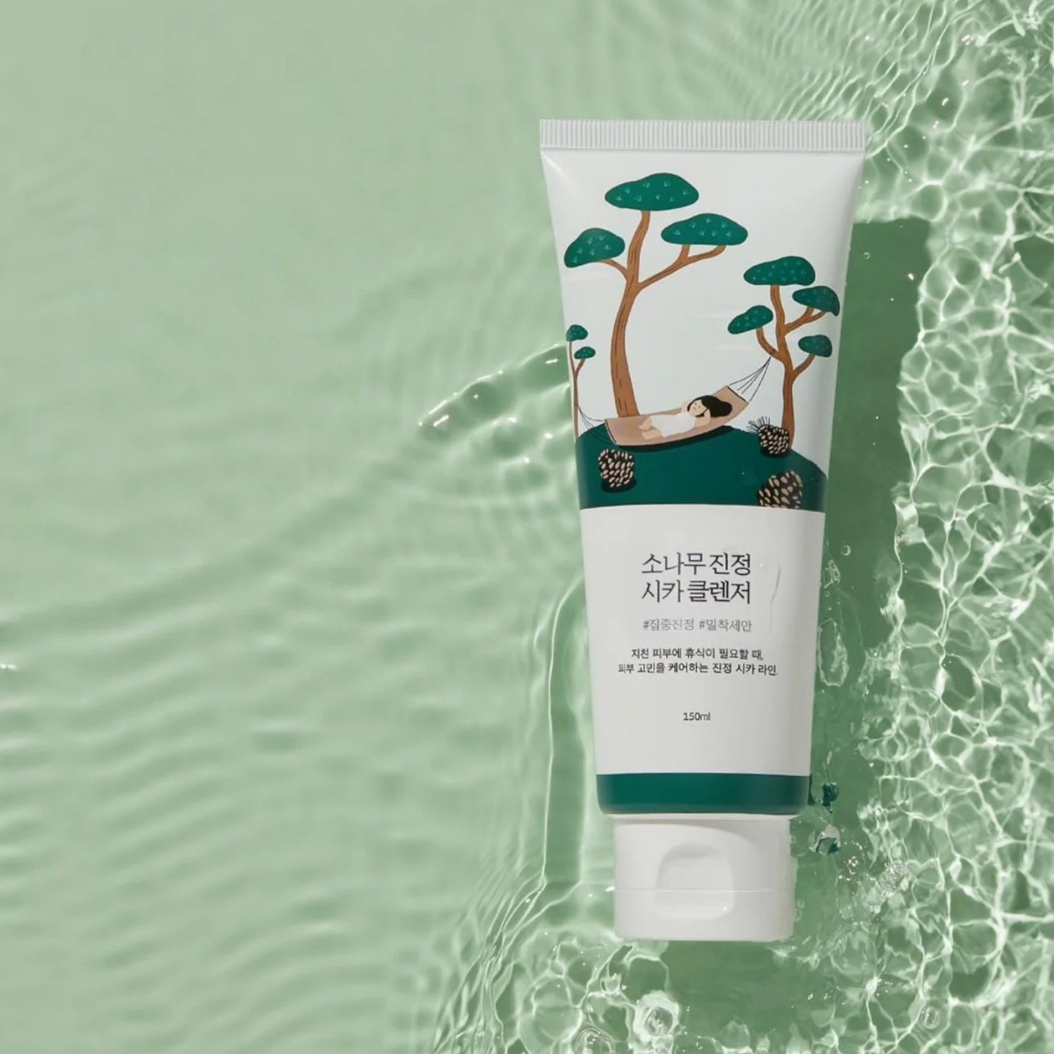 Round Lab - Pine Calming Cica Cleanser - Restaurar a Barreira — imagem 3