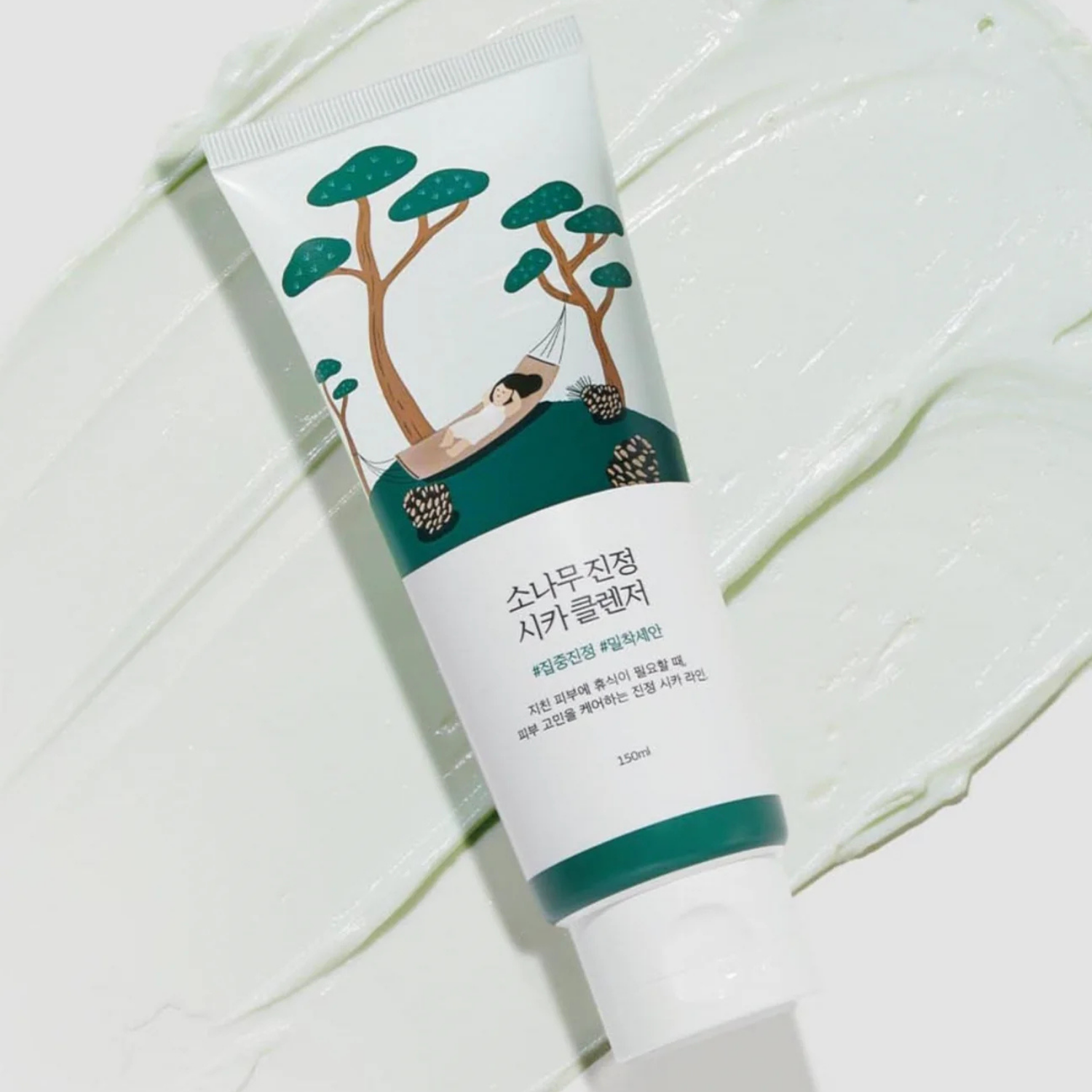 Round Lab - Pine Calming Cica Cleanser - Restaurar a Barreira — imagem 4