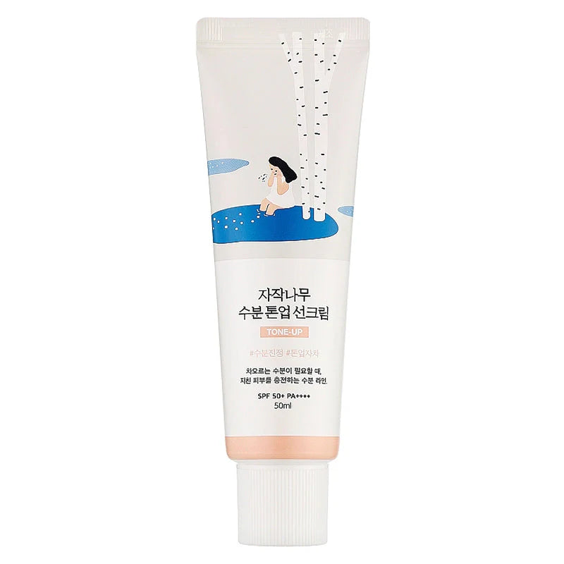 Round Lab Birch - Tone Up Protetor Solar Coreano: Hidratação e Brilho