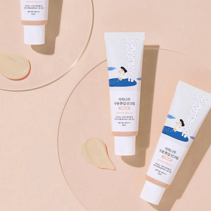 Round Lab Birch - Tone Up Protetor Solar Coreano: Hidratação e Brilho — imagem 4