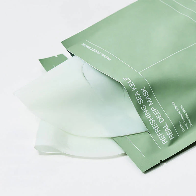 Biodance Refreshing Sea Kelp Real Deep Mask — Máscara Hidrogel Calmante — imagem 2