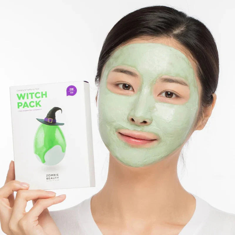 SKIN1004 Zombie Beauty Witch Pack – Máscara Lavável com Chá Verde — imagem 5