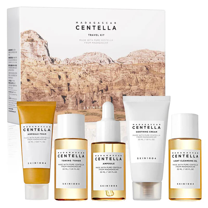 SKIN1004 Madagascar Centella Travel Kit — Rotina Completa de Viagem