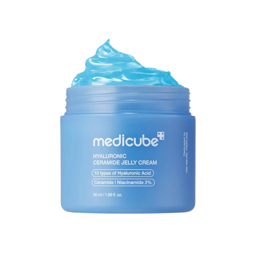 Medicube Hyaluronic Ceramide Jelly Cream 50ml, creme gel com ácido hialurónico e ceramidas