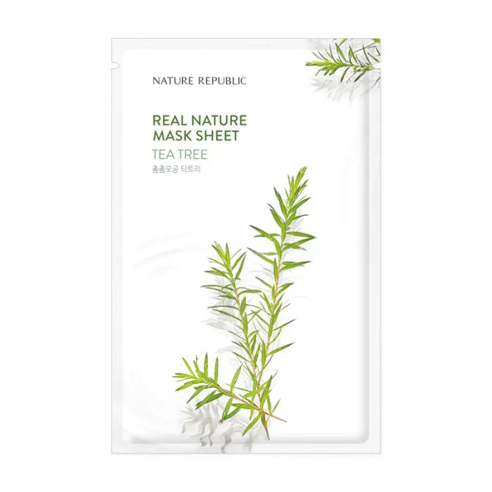 Nature Republic Real Nature Sheet Mask Tea Tree