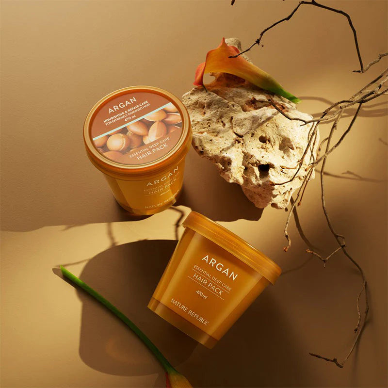 Nature Republic Argan Essential Moisture Repairing Hair Mask — imagem 7