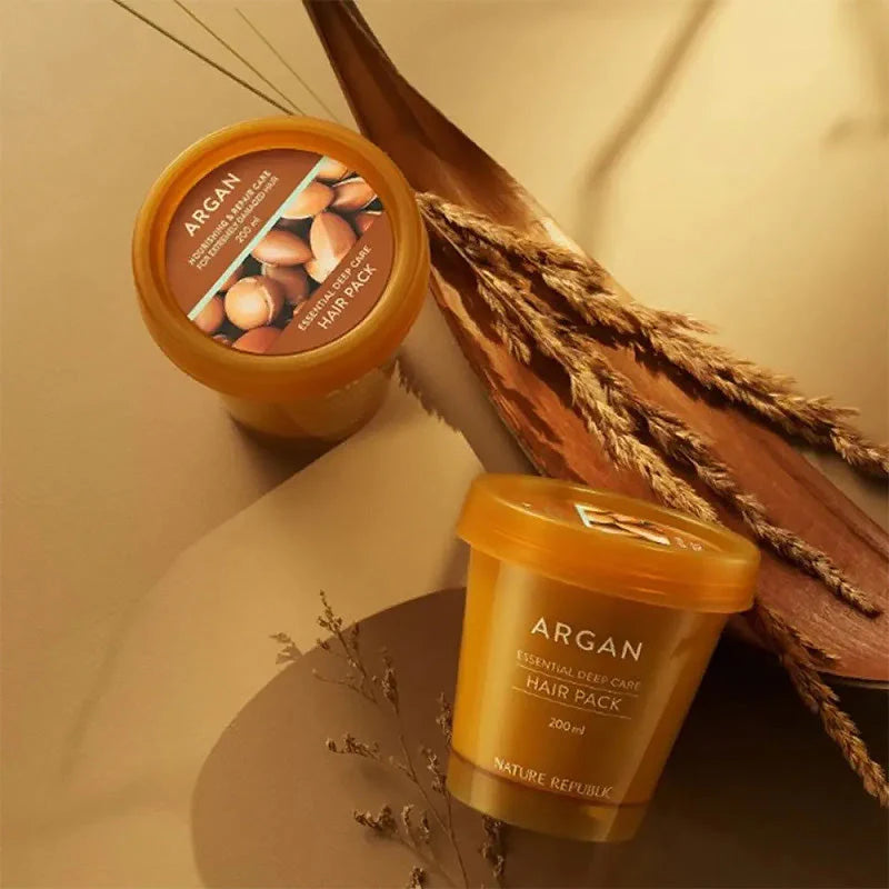 Nature Republic Argan Essential Moisture Repairing Hair Mask — imagem 9