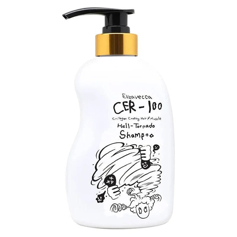 Elizavecca CER-100 Collagen Coating Hair A+ Muscle Hell-Tornado Shampoo 500 ml