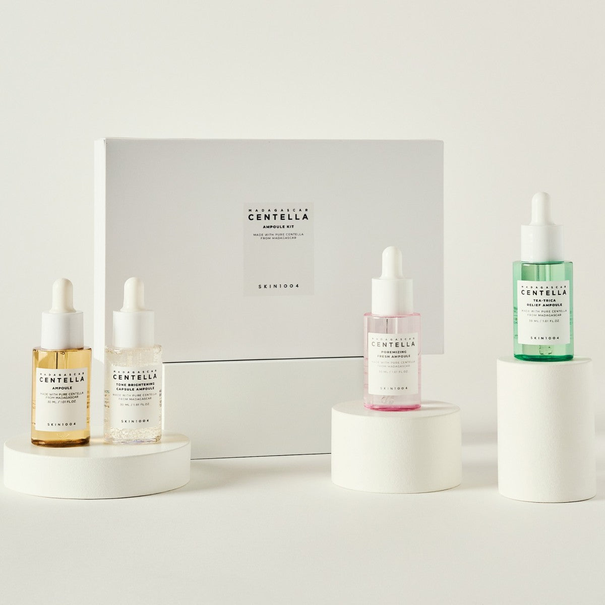 SKIN1004 Madagascar Centella Ampoule Kit — 4 Ampolas Multifunção — imagem 2