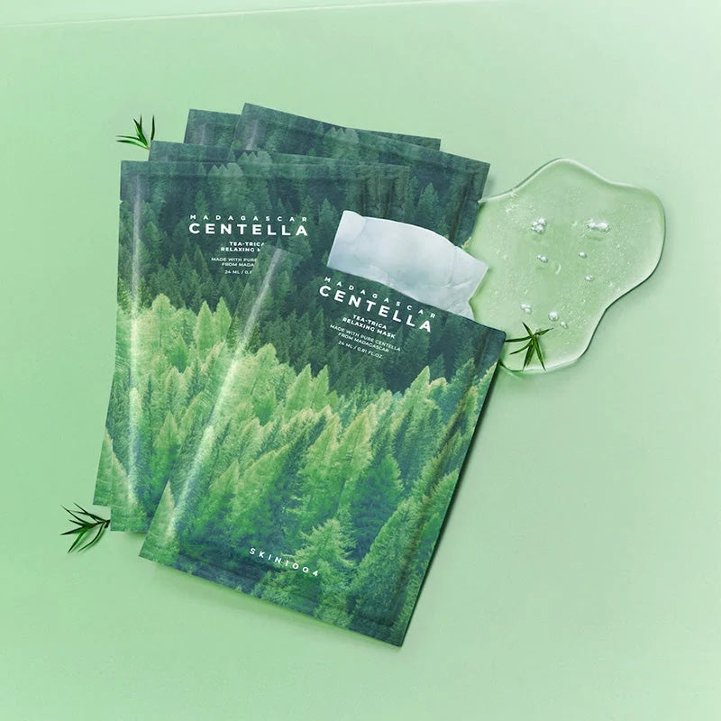 SKIN1004 Madagascar Centella Tea-Trica Máscara de Relaxamento 24ml