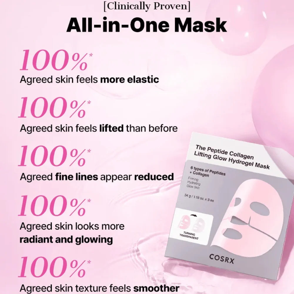 COSRX Peptide Collagen Glow Hydrogel Mask