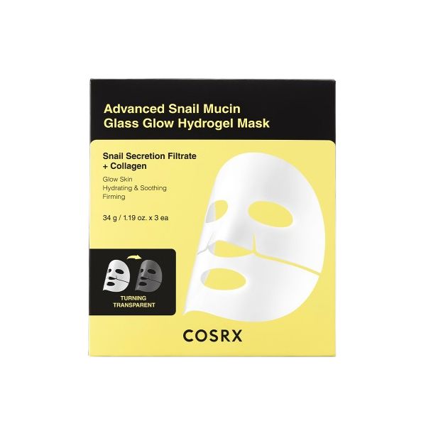 COSRX Advanced Snail Mucin Glass Glow Hydrogel Mask