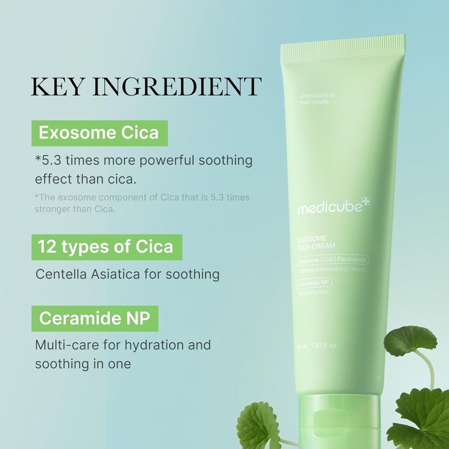 Medicube Exosome Cica Cream – Creme Calmante Pele Sensível — imagem 2