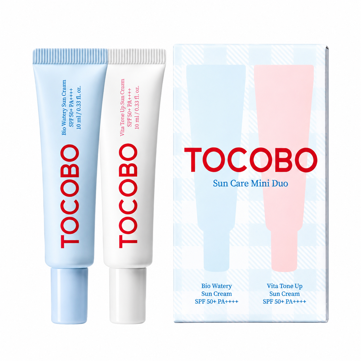TOCOBO - Protetor Solar Coreano SPF50+: Kit Rosto Iluminado